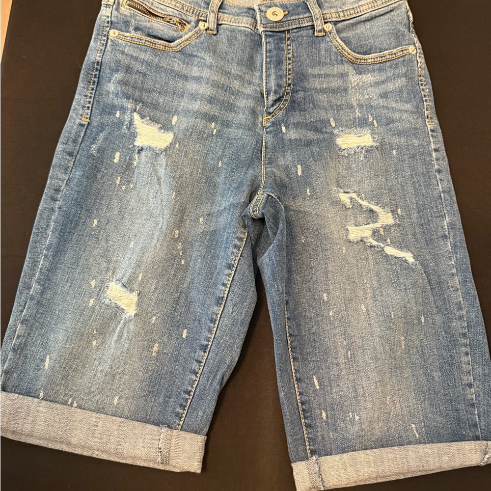 INC International Concepts Blue Jean Shorts